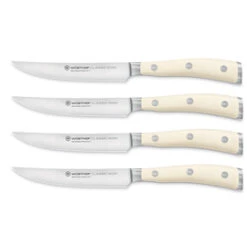 Wüsthof Steakmessersatz CLASSIC IKON CRÈME 4-teilig | Klingenlänge 12 Cm