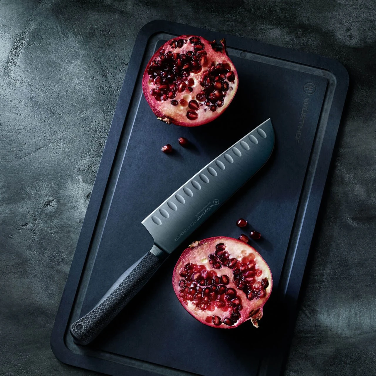 Wüsthof Santoku Mit Kullenschliff PERFORMER 17 Cm 5 Wüsthof Santoku Mit Kullenschliff PERFORMER 17 Cm – Bild 3